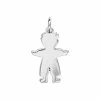 Pendentif Argent Petit Garcon -Swarovski Boutique 071158 thabora