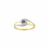 Bague En Or Jaune Et Saphir -Swarovski Boutique 08PT48BS