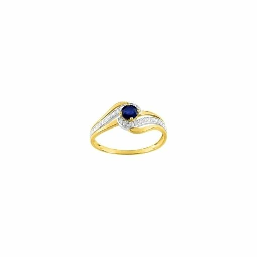 Bague En Or Blanc, Or Jaune Et Oxydes De Zirconium -Swarovski Boutique 09PE56BSZ robbezmasson
