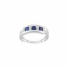 Bague En Or Blanc, Saphirs Et Oxydes De Zirconium -Swarovski Boutique 0A763GSTZ