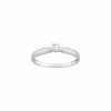 Bague En Or Blanc Et Diamants 0.03ct -Swarovski Boutique 0ZA059GB4