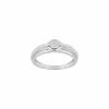 Bague En Or Blanc Et Diamants 0.041ct -Swarovski Boutique 0ZA735GB4