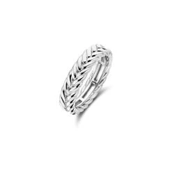 Bague Ti Sento En Argent Plaqué Platine
