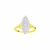 Bague En Or Jaune, Or Blanc Et Diamants De 0.11ct -Swarovski Boutique 19777.42