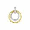 Pendentif En Or Blanc Et Or Jaune -Swarovski Boutique 19SL73BZ