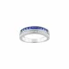Bague En Or Blanc Et Diamants Et Saphirs -Swarovski Boutique 1 6142 S1