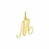Pendentif Lettre M En Or Jaune -Swarovski Boutique 2930M rbz