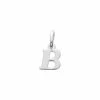 Pendentif En Argent, Lettre B -Swarovski Boutique 316527 B