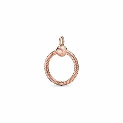 Pendentif Pandora Icons O Moments En Métal Doré Rose, Petit