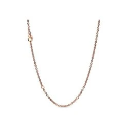 Chaîne Forçat Pandora Icons En Métal Doré Rose, 60cm