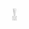 Pendentif En Or Blanc Et Diamant 0.1ct -Swarovski Boutique 3 178 31