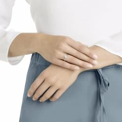 Bague Swarovski Attract Square En Cristaux Swarovski Et Métal Rhodié, Taille 55 -Swarovski Boutique 5368542 6