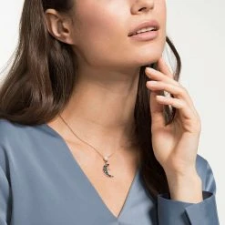 Pendentif Swarovski Symbolic En Métal Doré Rose Et Cristaux Swarovski -Swarovski Boutique 5489534 4