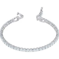 Bracelet Swarovski Tennis Deluxe En Métal Rhodié Et Cristaux Swarovski -Swarovski Boutique 5513401 3