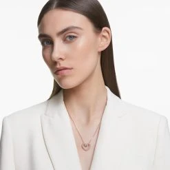 Pendentif Swarovski Una En Métal Doré Rose Et Cristaux Swarovski -Swarovski Boutique 5628657 3 sw