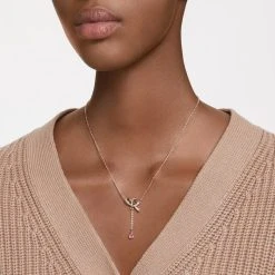 Pendentif Swarovski Volta En Métal Doré Rose Et Cristaux Swarovski -Swarovski Boutique 5647569 3 sw