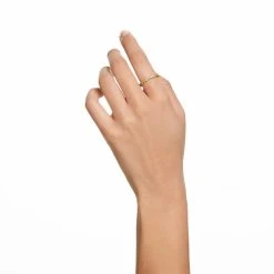 Bague Swarovski Matrix En Métal Doré Et Cristaux Swarovski, Taille 55 -Swarovski Boutique 5658663 3 sw