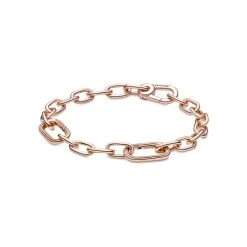 Bracelet Pandora En Métal Doré Rose, 20cm