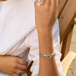 Bracelet Pandora Passions Chaîne Nœud Infini Imposant En Argent, 16 Cm -Swarovski Boutique 598911C00 RGB 2