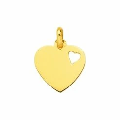 Pendentif Coeur En Or Jaune