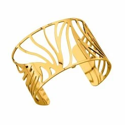 Bracelet Manchette Les Georgettes Les Essentielles Perroquet Doré, 40mm