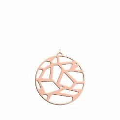 Pendentif Les Georgettes Les Essentielles Girafe Doré Rose, 45mm