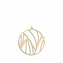 Pendentif Les Georgettes Les Essentielles Perroquet Doré, 45mm