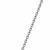 Chaîne Forçat Les Georgettes Les Essentielles Argentée, 43/45cm -Swarovski Boutique 70311041600045