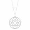 Pendentif Les Georgettes Les Essentielles Inca Argenté, Diamètre 45mm -Swarovski Boutique 70333031600000