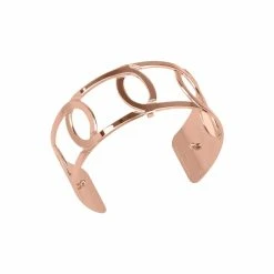 Bracelet Manchette Les Georgettes Les Essentielles Maillon Doré Rose, 25mm
