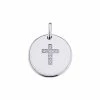 Pendentif Saunier Croix En Argent -Swarovski Boutique 70339001108