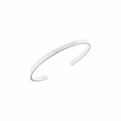 Bracelet Jonc Saunier Passionnément En Argent