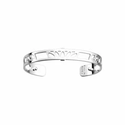 Bracelet Manchette Les Georgettes Les Essentielles Lotus Argenté, 8mm