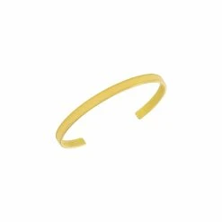 Bracelet Jonc Saunier Epicéa En Plaqué Or