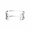 Bracelet Manchette Les Georgettes Les Essentielles + Pure, Finition Argentée, 25mm -Swarovski Boutique 70375131600000