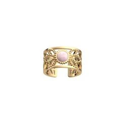 Bague Les Georgettes Les Cadettes Lotus Perle, Finition Dorée, Taille 50