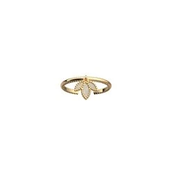 Bague Les Georgettes Les Cadettes Lotus Pampille, Finition Dorée, Taille 56