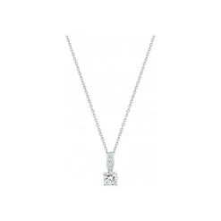 Collier En Argent Et Oxyde De Zirconium