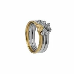 Bague Jourdan Bijoux Inanna En Argent, Plaqué Or Rose Et Oxyde De Zirconium