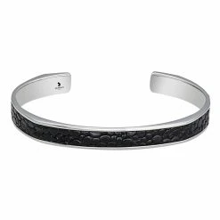 Bracelet Jourdan Bijoux Guise En Argent, Cuir