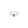 Bague Gringoire Joaillerie En Or Blanc Et Tanzanite -Swarovski Boutique BF0449TZW
