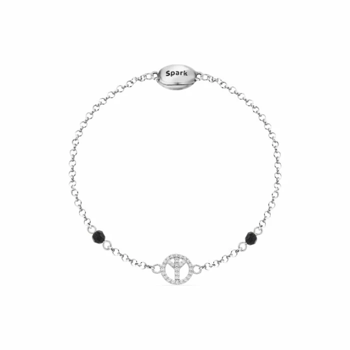 Bracelet Spark Mix & Match En Argent Et Cristaux 3 Bracelet Spark Mix & Match En Argent Et Cristaux