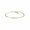 Bracelet Mauboussin Trois Grains D'amour En Or Jaune Et Diamants -Swarovski Boutique BR0329YGDI