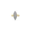 Bague Gringoire Joaillerie En Or Jaune Et Diamants -Swarovski Boutique BR786DBI