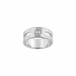 Bague Guy Laroche En Argent Et Oxydes De Zirconium