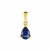 Pendentif En Or Jaune Et Saphir -Swarovski Boutique GH105JS