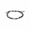 Bracelet FOSSIL Vintage Casual En Acier Et Pierre De Lave -Swarovski Boutique JF03681040