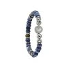 Bracelet Jourdan Bijoux Héritage Naturel Roc 1921 En Argent Et Lapis Lazuli Et œil De Tigre 1 Bracelet Jourdan Bijoux Héritage Naturel Roc 1921 En Argent Et Lapis Lazuli Et œil De Tigre -Swarovski Boutique JH100003B