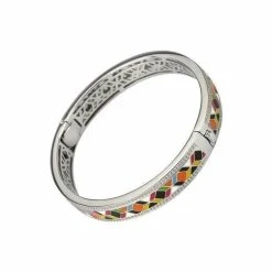 Bracelet Jonc Una Storia Siena En Argent Laqué