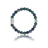 Bracelet Lauren Steven Design Prosperite En Lapis Lazuli Et œil De Tigre Vert, Taille L -Swarovski Boutique LSB08M147